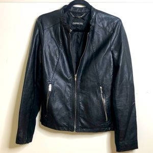 Express Black Leather Jacket